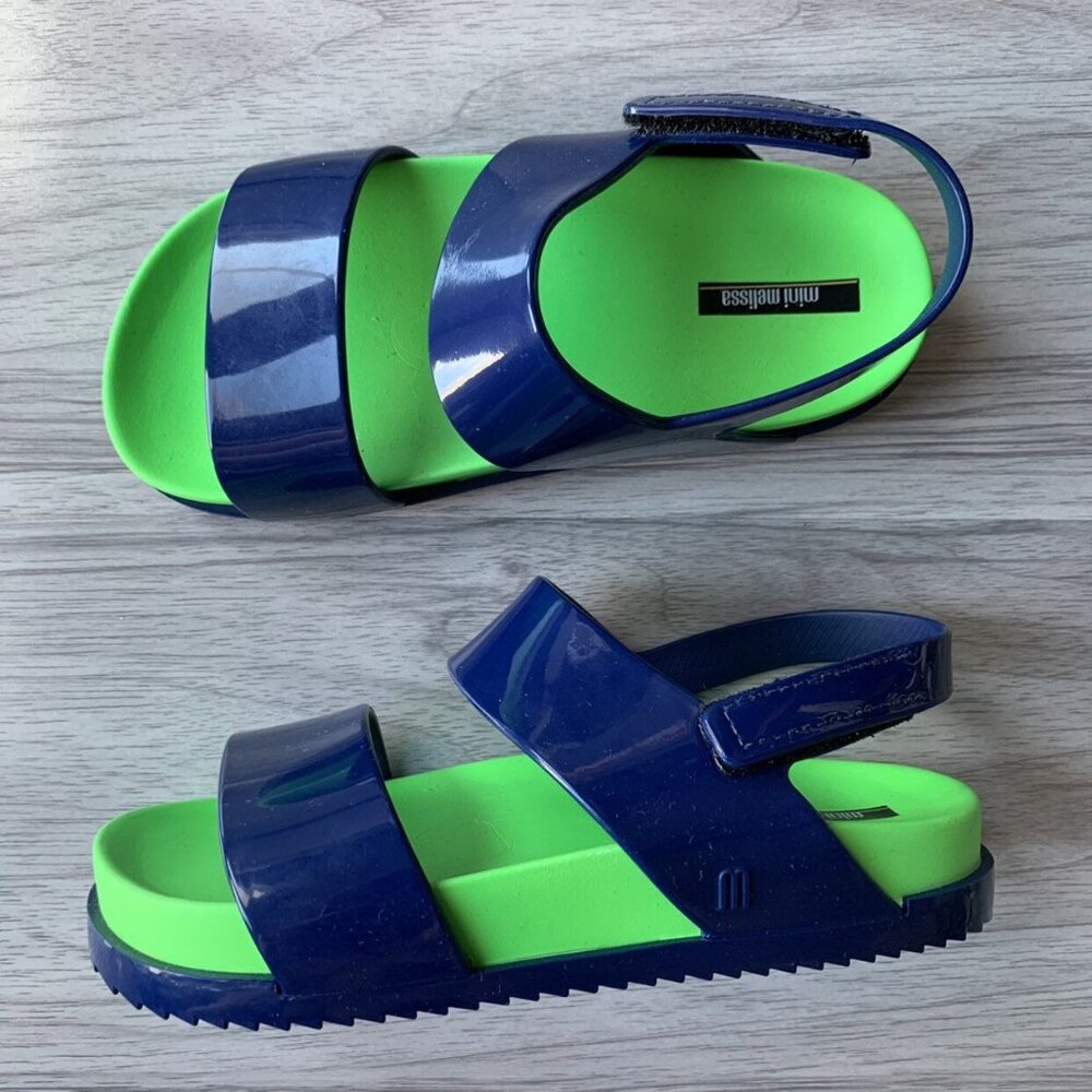 NWOT Mini Melissa Cosmic Strappy Slide Sandals